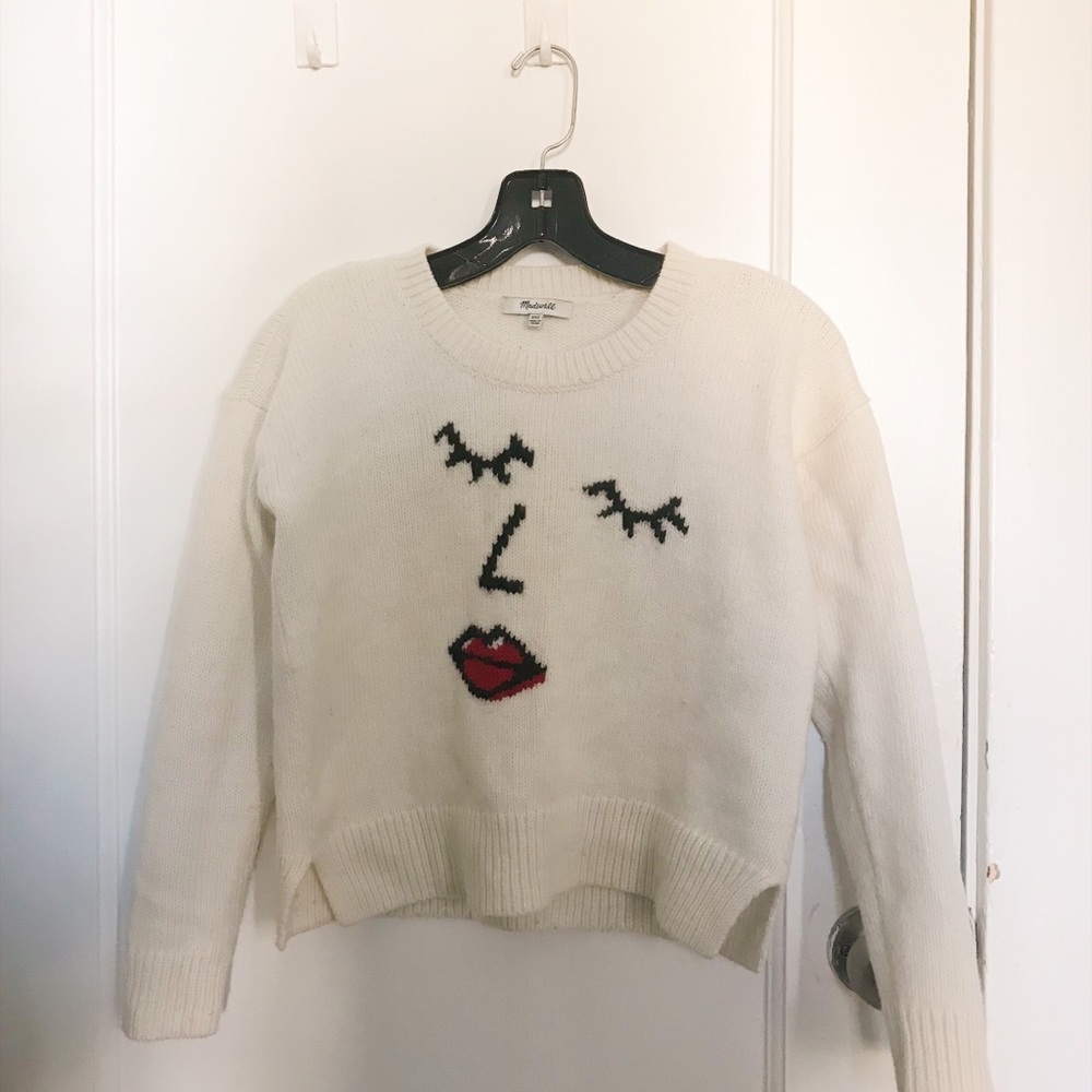 Madewell cream sweater xxs
